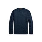 Ralph Lauren Indigo Cotton Jersey T-shirt Washed Blue Indigo