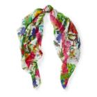 Ralph Lauren Floral Cotton-blend Scarf Botanical Multi