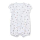 Ralph Lauren Polo Bear Cotton Romper White/pink/multi 9m