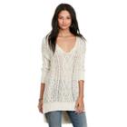 Ralph Lauren Denim & Supply Cable-knit V-neck Sweater Cream