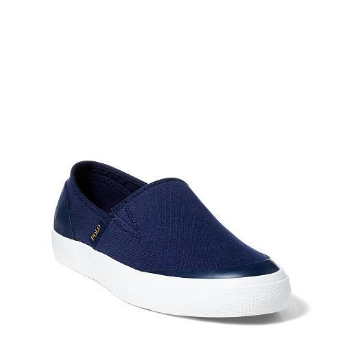 Polo Ralph Lauren Itford Canvas Slip-on Sneaker Newport Navy