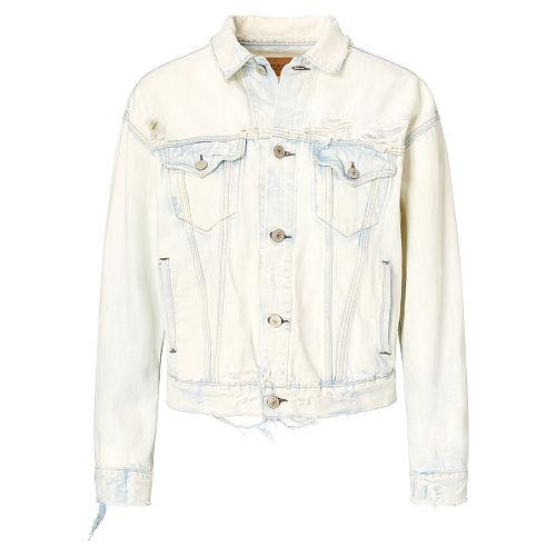 Ralph Lauren Denim & Supply Denim Trucker Boyfriend Jacket Lt Blue