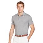 Ralph Lauren Polo Golf Custom-fit Lisle Polo Shirt Classic Grey Heather