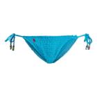 Polo Ralph Lauren Ruffled Cheeky Bikini Bottom Turq