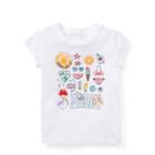 Ralph Lauren Cotton Jersey Graphic T-shirt White/multi 12m