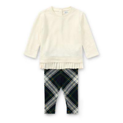 Ralph Lauren Fleece Top & Legging Set Olympia Cream 3m