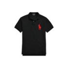 Ralph Lauren Classic Fit Mesh Polo Shirt Polo Black/rl 2000 Red