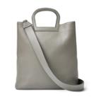 Ralph Lauren Calfskin Horseshoe Tote Grey