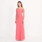 Ralph Lauren Lauren Off-the-shoulder Gown Cherry Blossom