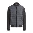 Ralph Lauren Down-panel Bomber Jacket Windsor Heather 1x Big