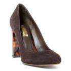 Ralph Lauren Lauren Rhian Suede Pump Chocolate