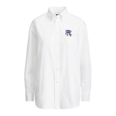 Ralph Lauren Boyfriend Oxford Shirt Bsr White