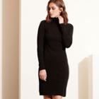 Ralph Lauren Lauren Mockneck Dress Black