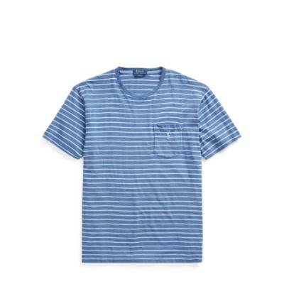 Ralph Lauren Weathered Cotton T-shirt Shale Blue/austin Blue 1x Big