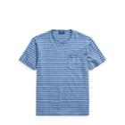 Ralph Lauren Weathered Cotton T-shirt Shale Blue/austin Blue 1x Big