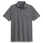 Polo Ralph Lauren Classic Fit Cotton Lisle Shirt Stadium Grey Heather