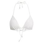 Ralph Lauren Crocheted Triangle Bikini Top Natural White