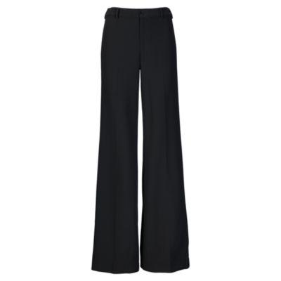 Ralph Lauren Barton Wool Wide-leg Pant Black
