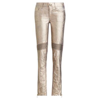 Ralph Lauren 400 Skinny Moto Jean Carbonite