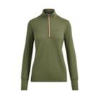 Ralph Lauren Herringbone Half-zip Pullover Barn Olive