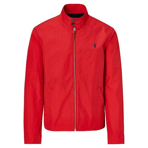 Polo Ralph Lauren Water-repellent Twill Jacket Brilliant Red