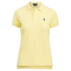 Polo Ralph Lauren Skinny Fit Cotton Mesh Polo Wicket Yellow