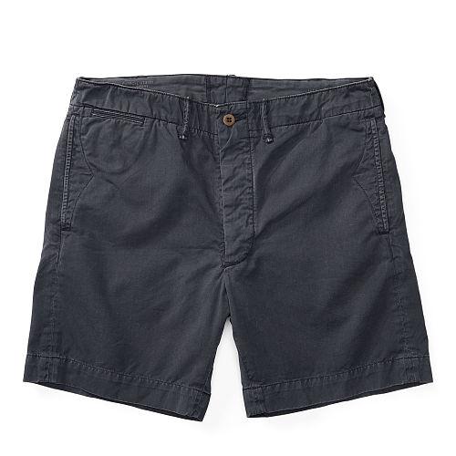 Ralph Lauren Rrl Cotton Chino Officer's Short Campus Navy