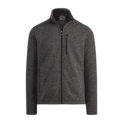 Ralph Lauren Fleece Mockneck Jacket Windsor Heather