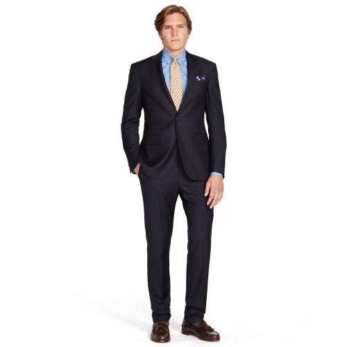 Polo Ralph Lauren Polo I Pinstripe Wool Suit Navy/cream