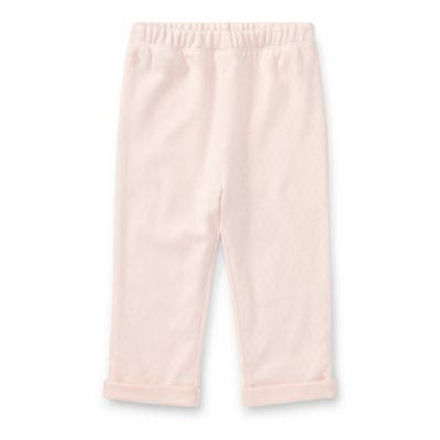 Ralph Lauren Pointelle Cotton Pant Morning Pink 3m