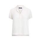 Ralph Lauren Silk Polo Shirt White