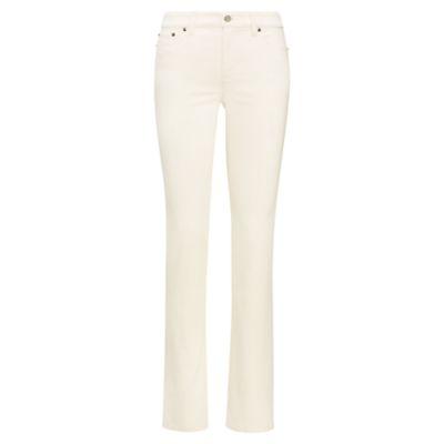 Ralph Lauren Premier Straight Corduroy Jean Ivory Frost