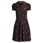 Ralph Lauren Cherry-print Crepe Dress Cherry Print