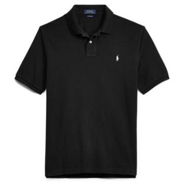 Ralph Lauren Cyo Custom-slim Polo Shirt Polo Black