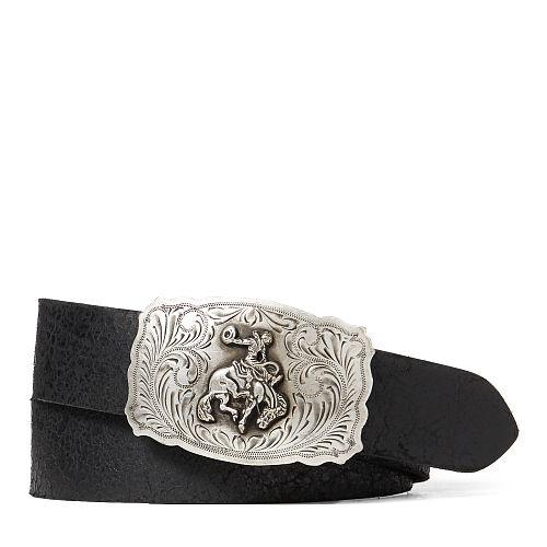 Ralph Lauren Bronco-buckle Leather Belt