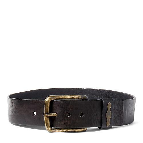 Polo Ralph Lauren Mary Leather Belt Dark Brown