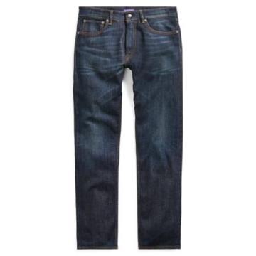 Ralph Lauren Straight Fit Stretch Jean Regal Worn Stretch