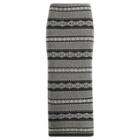 Ralph Lauren Fair Isle Wool-cashmere Skirt Polo Black/multi