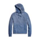 Ralph Lauren Waffle-knit Cotton Hoodie Fairfax Blue Heather