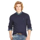 Polo Ralph Lauren Cotton Crewneck Sweater Hunter Navy