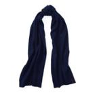 Ralph Lauren Cable Wool-cashmere Scarf Bright Navy