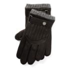 Ralph Lauren Quilted Leather Racing Gloves Rl Black