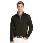 Polo Ralph Lauren Cotton-blend Half-zip Pullover Company Olive