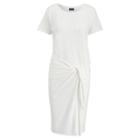 Ralph Lauren Tie-front Linen-blend Tee White