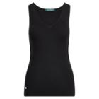 Ralph Lauren Ribbed Cotton-blend Tank Polo Black