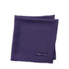 Ralph Lauren Silk Crepe Pocket Square Purple