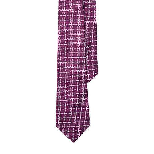 Polo Ralph Lauren Patterned Silk Tie Wine