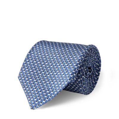 Ralph Lauren Silk Madder Habotai Tie Dark Blue