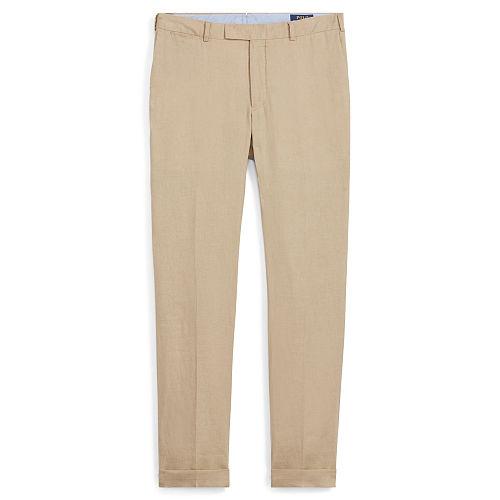 Polo Ralph Lauren Slim Fit Linen Pant Boating Khaki