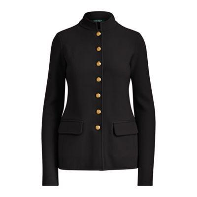 Ralph Lauren Cotton Officer's Jacket Polo Black